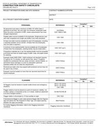 Form CEM-0606 Construction Safety Checklists - California, Page 2