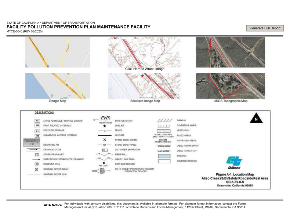 Form MTCE-0040 Facility Pollution Prevention Plan Maintenance Facility - California, Page 6