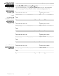 Form PERS-BSD-369-D Disability Retirement Election Application - California, Page 6