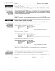 Form PERS-MSD-371 &quot;Request for Service Credit Cost Information - Leave of Absence&quot; - California, Page 2