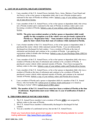 Form HSMV82002 Initial Registration Fee Exemption Affidavit - Florida, Page 2