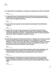 Form HP-1 &quot;Industrial Hemp Pilot Program Application&quot; - Hawaii, Page 10