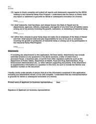 Form HP-1 &quot;Industrial Hemp Pilot Program Application&quot; - Hawaii, Page 11