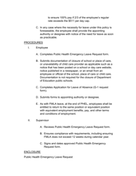 Public Health Emergency Leave Request Form - Hawaii, Page 3