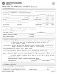 Application for a Commercial Use Permit - Hawaii, Page 2