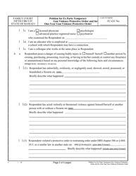 Form 5C-P-345 Petition for Ex Parte Temporary Gun Violence Protective Order and Petition for One-Year Gun Violence Protective Order - Hawaii, Page 2