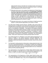 Form KMH-3 Order Finding Defendant Unfit to Proceed, Suspending Proceedings, Committing Defendant to the Custody of the Director of Health, for Placement Pending Transport and for Transport - Hawaii, Page 4