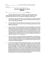 Form KMH-4 Order Finding Defendant Unfit to Proceed, Suspending Proceedings, and Releasing Defendant on Conditions - Hawaii, Page 4