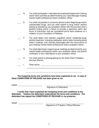 Form KMH-9 Order Granting Director of Health Application for Conditional Release or Discharge - Hawaii, Page 6