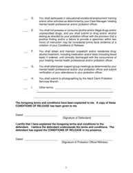 Form KMH-ATTCR Conditions of Release [704-411(1)(B), 704-413(1)] Amended - Hawaii, Page 3