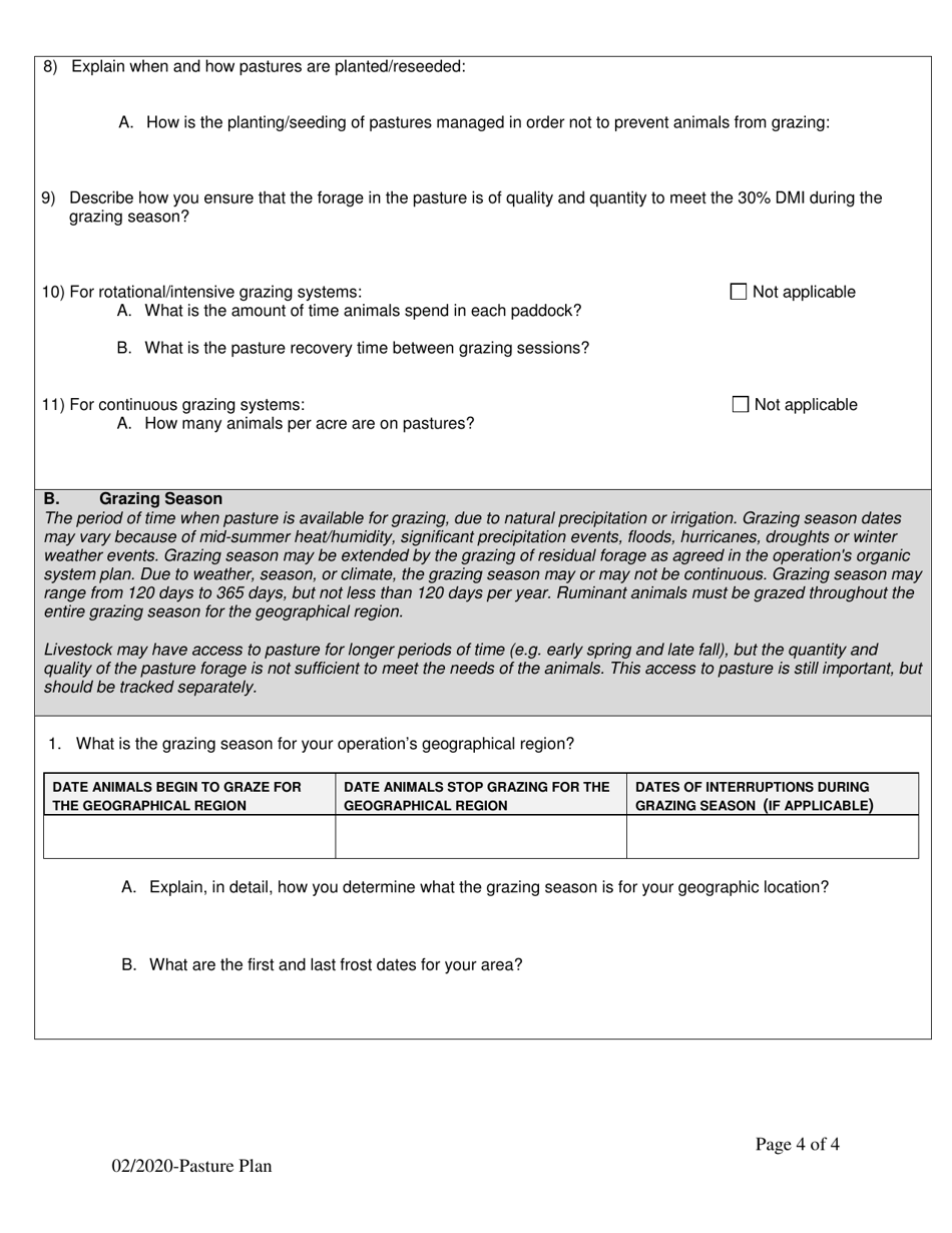 Pasture Management  Grazing Plan - Idaho, Page 4