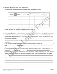 Formulario CAO DV1-1 Peticion De Orden De Proteccion, Bajo Juramento - Idaho (Spanish), Page 3