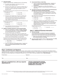 Form REG-UI-1 Report to Determine Liability Under the Unemployment Insurance Act - Illinois, Page 3