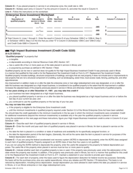 Schedule 1299-I Income Tax Credits Information and Worksheets - Illinois, Page 5