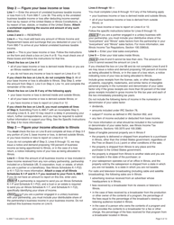 Instructions for Form IL-990-T Exempt Organization Income and Replacement Tax Return - Illinois, Page 5