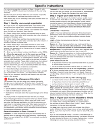 Instructions for Form IL-990-T-X Amended Exempt Organization Income and Replacement Tax Return - Illinois, Page 3