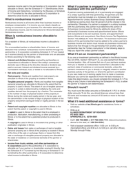 Instructions for Schedule K-1-P, K-1-P(3) Partnerships and S Corporations - Illinois, Page 2