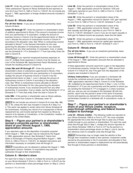 Instructions for Schedule K-1-P, K-1-P(3) Partnerships and S Corporations - Illinois, Page 5