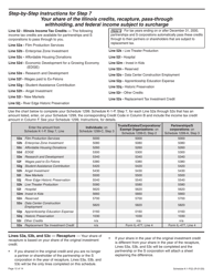 Instructions for Schedule K-1-P(2) Partner&#039;s or Shareholder&#039;s Share of Income, Deductions, Credits, and Recapture - Illinois, Page 12