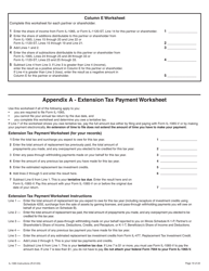 Instructions for Form IL-1065 Partnership Replacement Tax Return - Illinois, Page 19