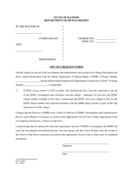 Document preview: Opt out Request Form - Illinois