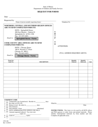 Document preview: Form CFS108 Request for Forms - Illinois