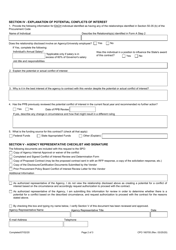 Form CPO160705 Cpo Idot Construction Conflict of Interest Review and Determination - Illinois, Page 2