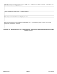 Form OLA2 Infra Grant Information - Illinois, Page 2