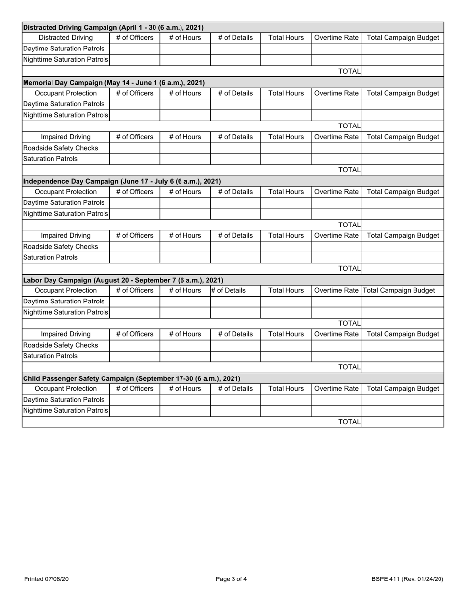 Form BSPE411 Step Attachment - Illinois, Page 3