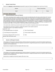 Form TR OP011 Grantee Information and Service Operators - Illinois, Page 4