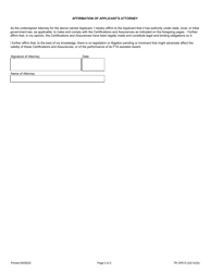 Form TR OP015 Certifications and Assurances - Illinois, Page 2