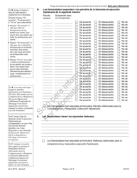 Formulario AA-A907.5 Comparecencia Y Respuesta a Ejecucion Hipotecaria - Illinois (Spanish), Page 2
