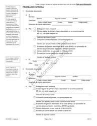 Sample Formulario VD-N902.3 Aviso De Mocion Para Anular Fallo De Ejecucion Hipotecaria Por Falta De Comparecencia - Illinois (Spanish), Page 2