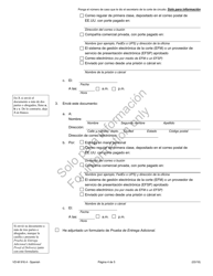 Formulario VD-M916.4 Mocion Para Anular Fallo De Ejecucion Hipotecaria Por Falta De Comparecencia - Illinois (Spanish), Page 4