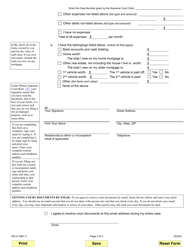 Form ISC-A3907.3 Application for Waiver of Court Fees (Supreme Court) - Illinois, Page 3