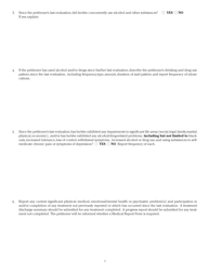 Form DAH(IH34 Illinois Petitioner Alcohol/Drug Evaluation Report Update - Illinois, Page 3