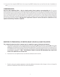 Form DAH(IH34 Illinois Petitioner Alcohol/Drug Evaluation Report Update - Illinois, Page 6