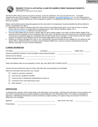 Document preview: State Form 56923 Request to File a Late Initial Claim for Unemployment Insurance Benefits - Indiana