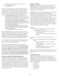 Instructions for Form IT-65, State Form 11800 Indiana Partnership Return - Indiana, Page 22