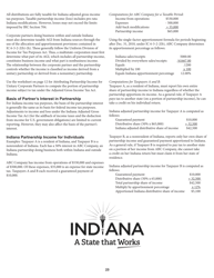 Instructions for Form IT-65, State Form 11800 Indiana Partnership Return - Indiana, Page 23