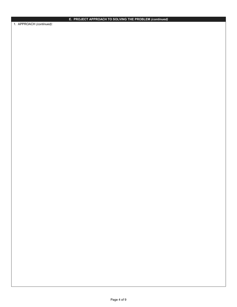 State Form 49367 Application for Section 319 Nonpoint Source Management Program Grant - Indiana, Page 4