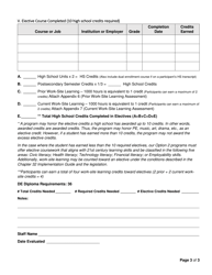 Appendix 3 Final Transcript Evaluation Form - Iowa, Page 3