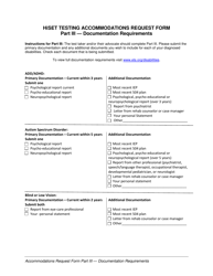 Hiset Testing Accommodations Request Form - Iowa, Page 4