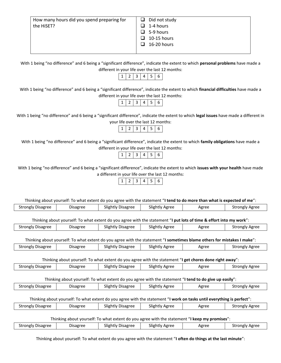 Test Taker Registration Form - Iowa, Page 3