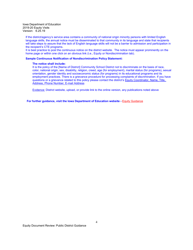 Equity Document Review Checklist and Non-regulatory Guidance for School Districts - Iowa, Page 4