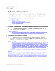 Equity Document Review Checklist and Non-regulatory Guidance for School Districts - Iowa, Page 9