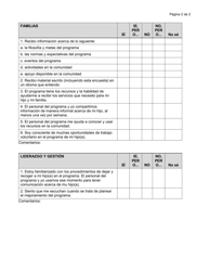 Encuesta Para La Familia Acerca Del Programa De Preescolar - Iowa (Spanish), Page 2