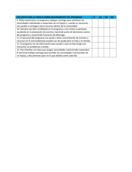 Encuesta Para La Familia Sobre Mejoramiento Del Programa - Iowa (Spanish), Page 2