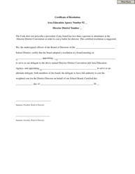 Document preview: Certificate of Resolution - Iowa
