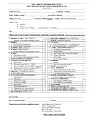 Document preview: Form TR-F-27B Type Iii Pre-use Inspection Form - Iowa